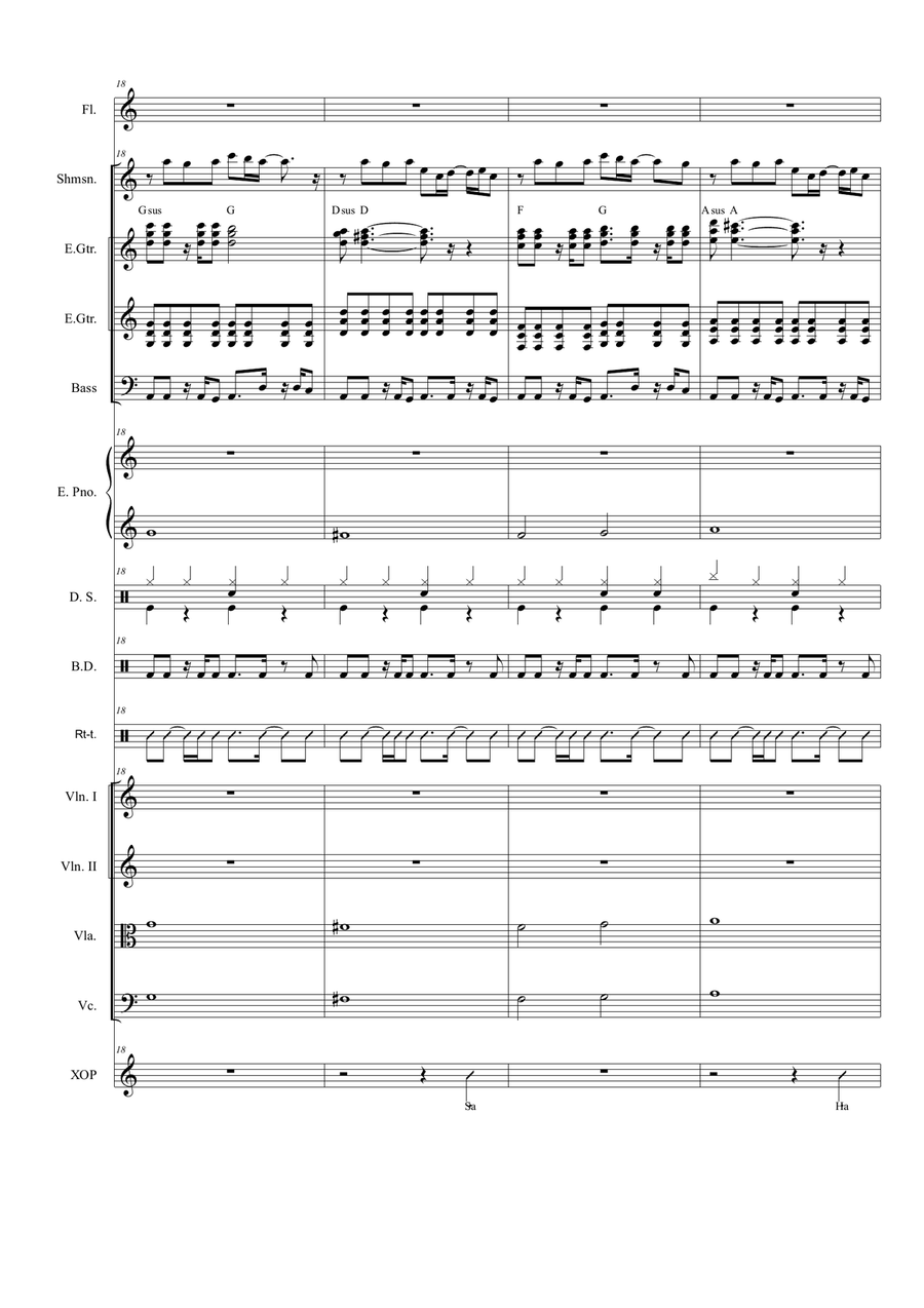 Naruto Main Theme Naruto Main Theme Chamber Orchestra scores gallery preview page 5