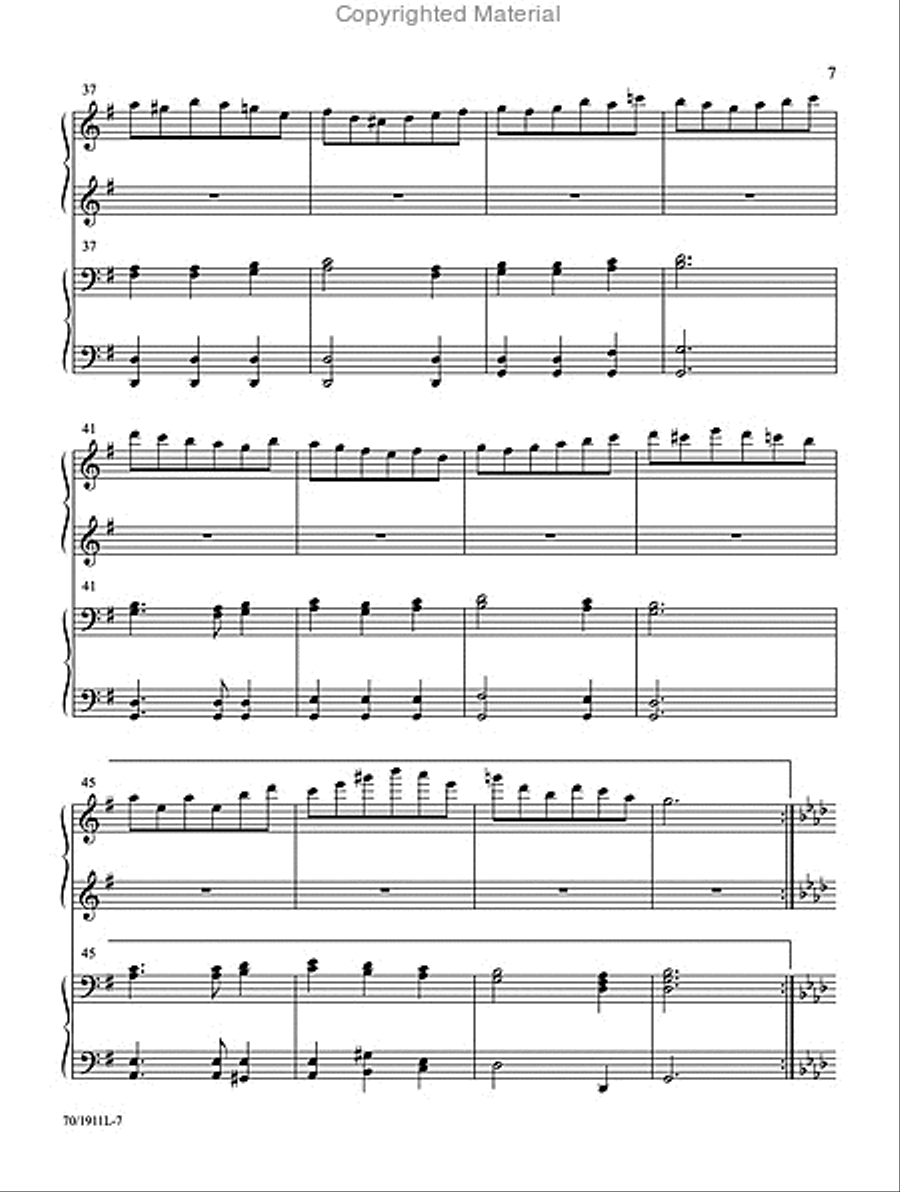 Give Me That Old-Time Religion Piano Duet scores gallery preview page 5
