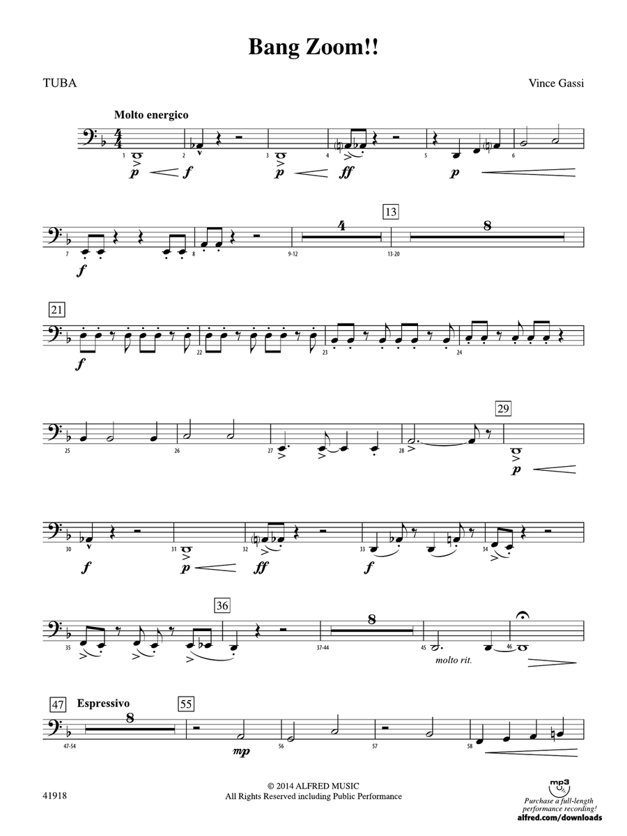 Bang Zoom!: Tuba
