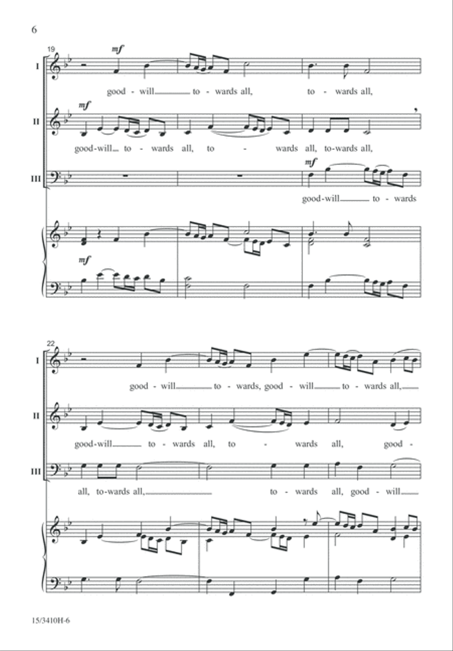 Glory to God Glory to God 3-Part scores gallery preview page 6