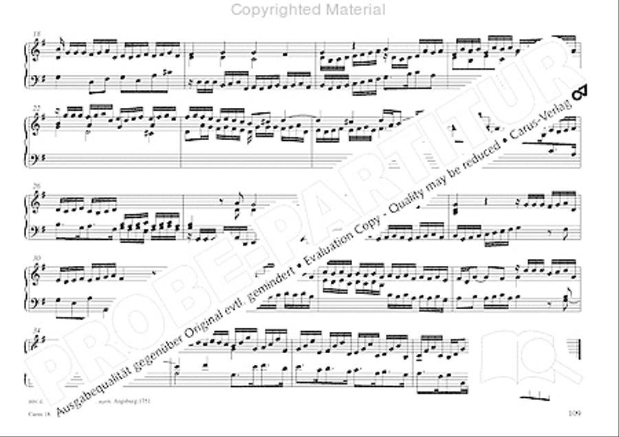 Organo pleno. Orgelstucke zum Ein- und Auszug Organ Solo scores gallery preview page 117