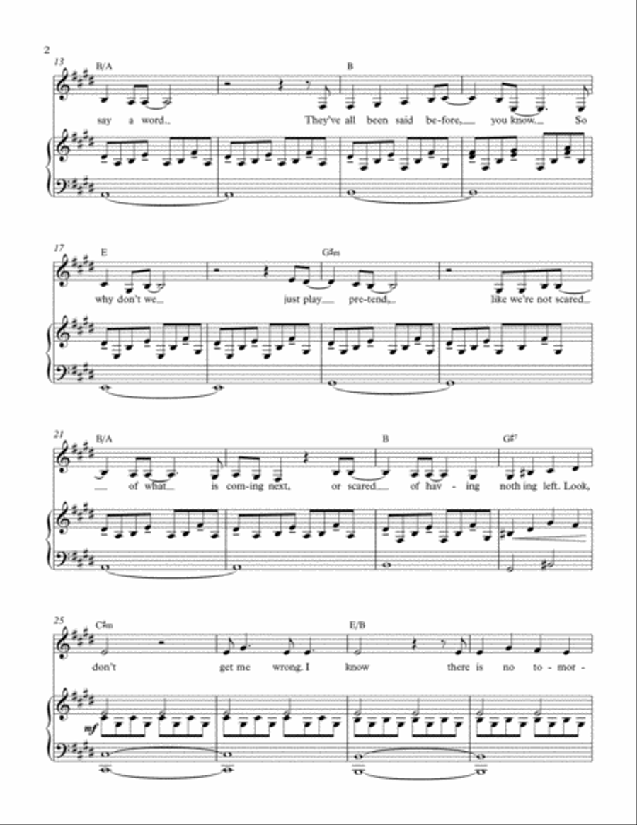All I Ask Voice scores gallery preview page 2