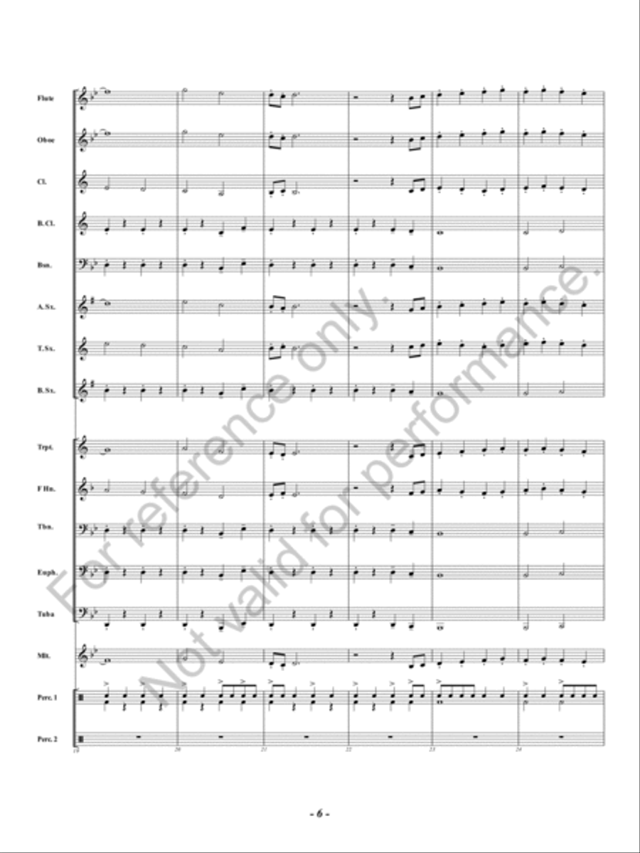 Boss Battle Concert Band scores gallery preview page 7