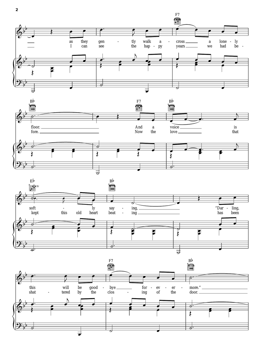 There Goes My Everything There Goes My Everything Piano, Vocal, Guitar scores gallery preview page 2