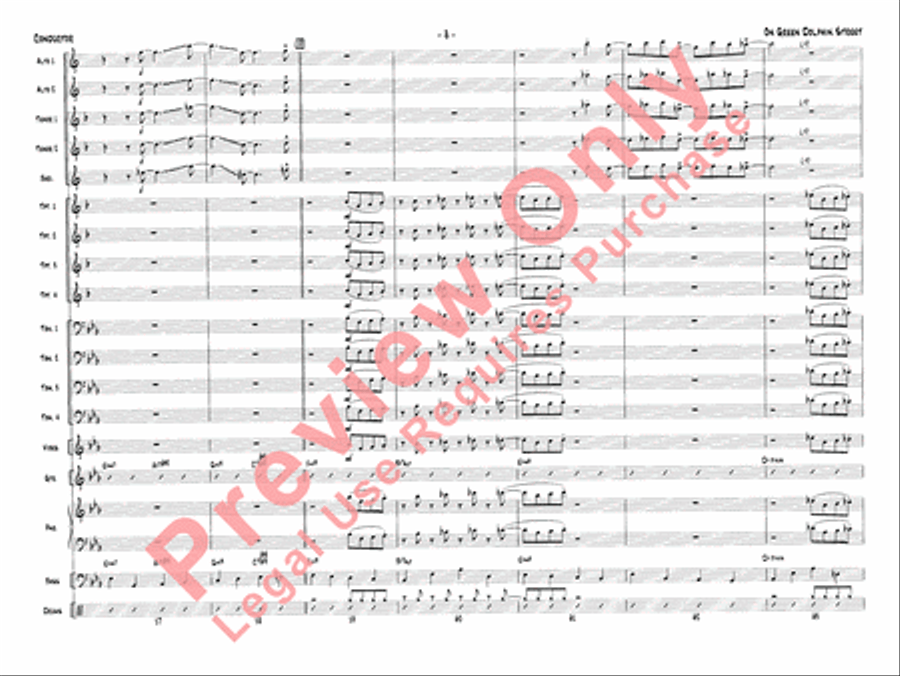 On Green Dolphin Street Jazz Ensemble scores gallery preview page 11