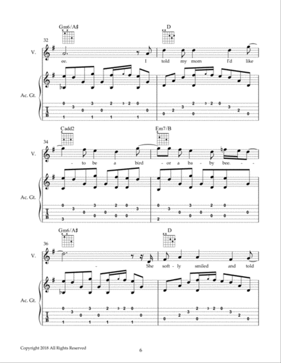 Home Again TAB Electric Guitar scores gallery preview page 6