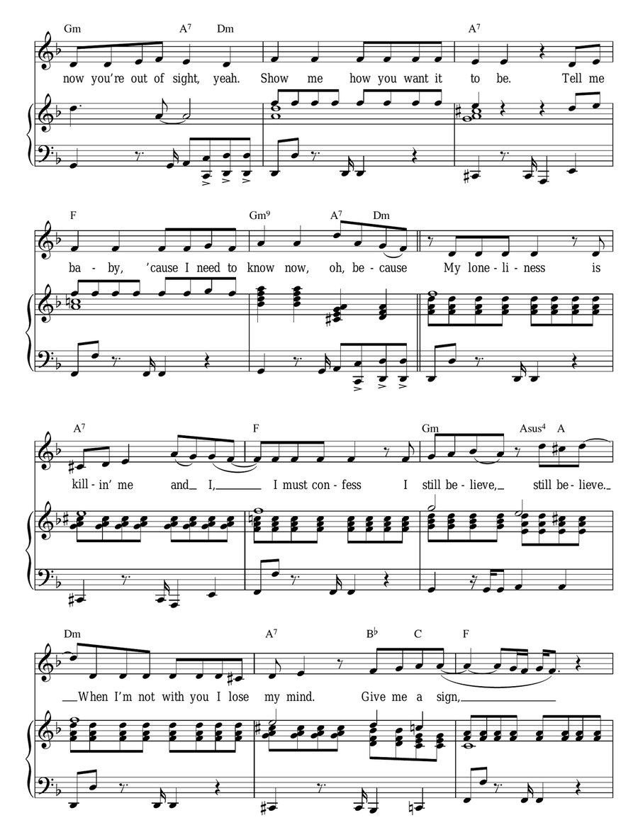 ...Baby One More Time Piano, Vocal scores gallery preview page 2