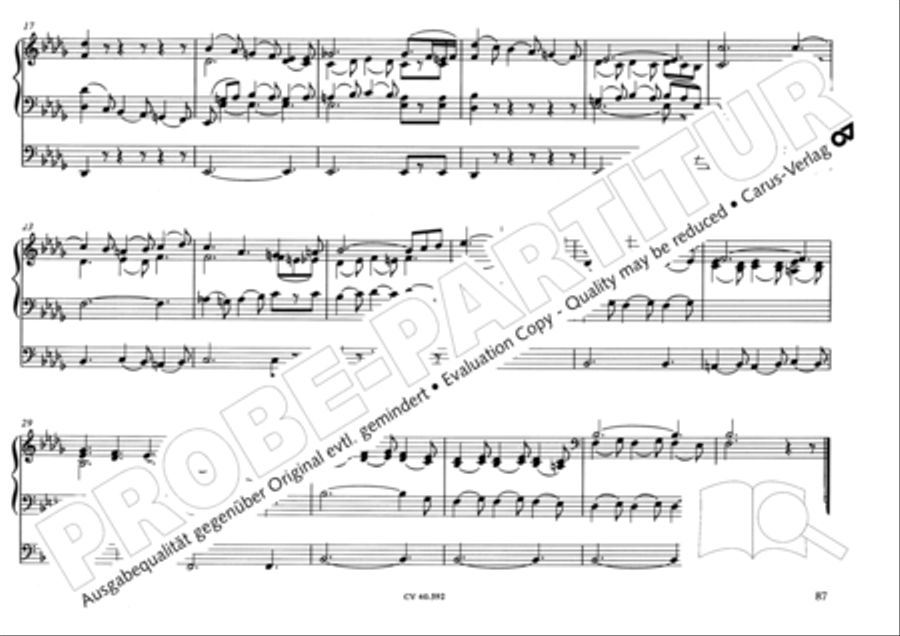 Free Organ Music from the Romantic Period, Vol. II (Freie Orgelmusik der Romantik, Band II) Organ scores gallery preview page 88