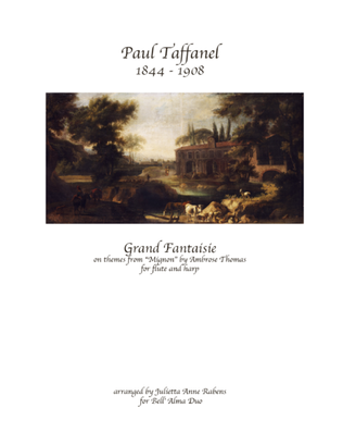 Book cover for Grand Fantaisie by Paul Taffanel: on themes from "Mignon" by Ambrose Thomas