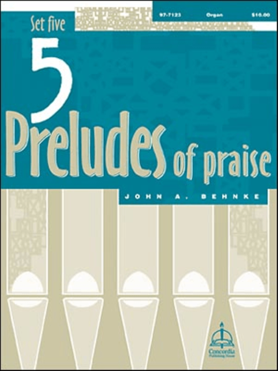Five Preludes of Praise, Set 5 Organ scores gallery preview page 1