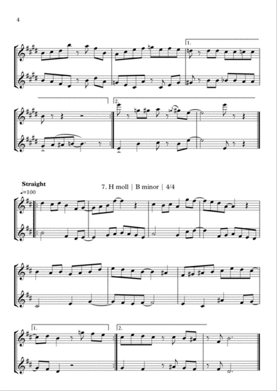28 Elite Duets - Syncopated - for 2 Flutes Flute Duet scores gallery preview page 6