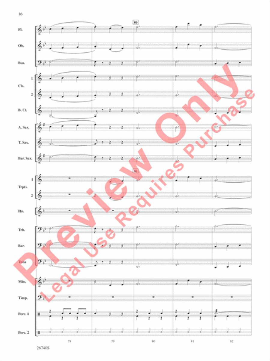 It's the Most Wonderful Time of the Year Concert Band scores gallery preview page 17