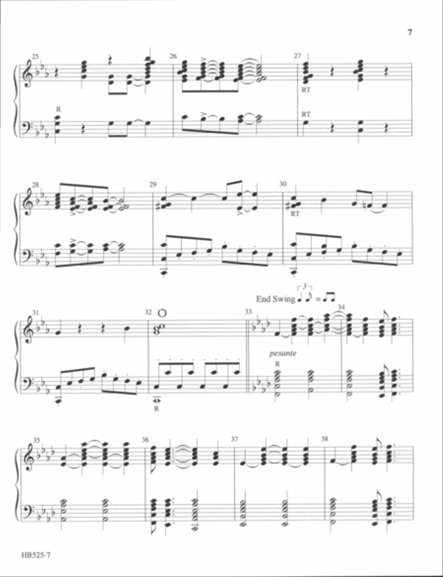 Three Tunes from Southern Harmony 5-Octaves scores gallery preview page 6