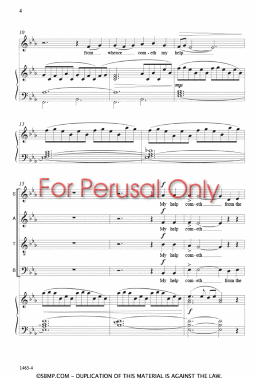 The Eyes of the Heart - SATB Octavo 4-Part scores gallery preview page 3