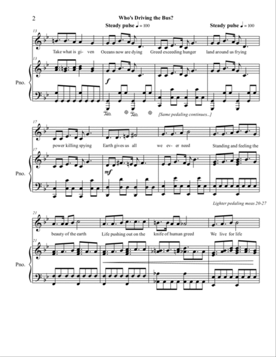 Who's Driving the Bus? Alto Voice scores gallery preview page 2