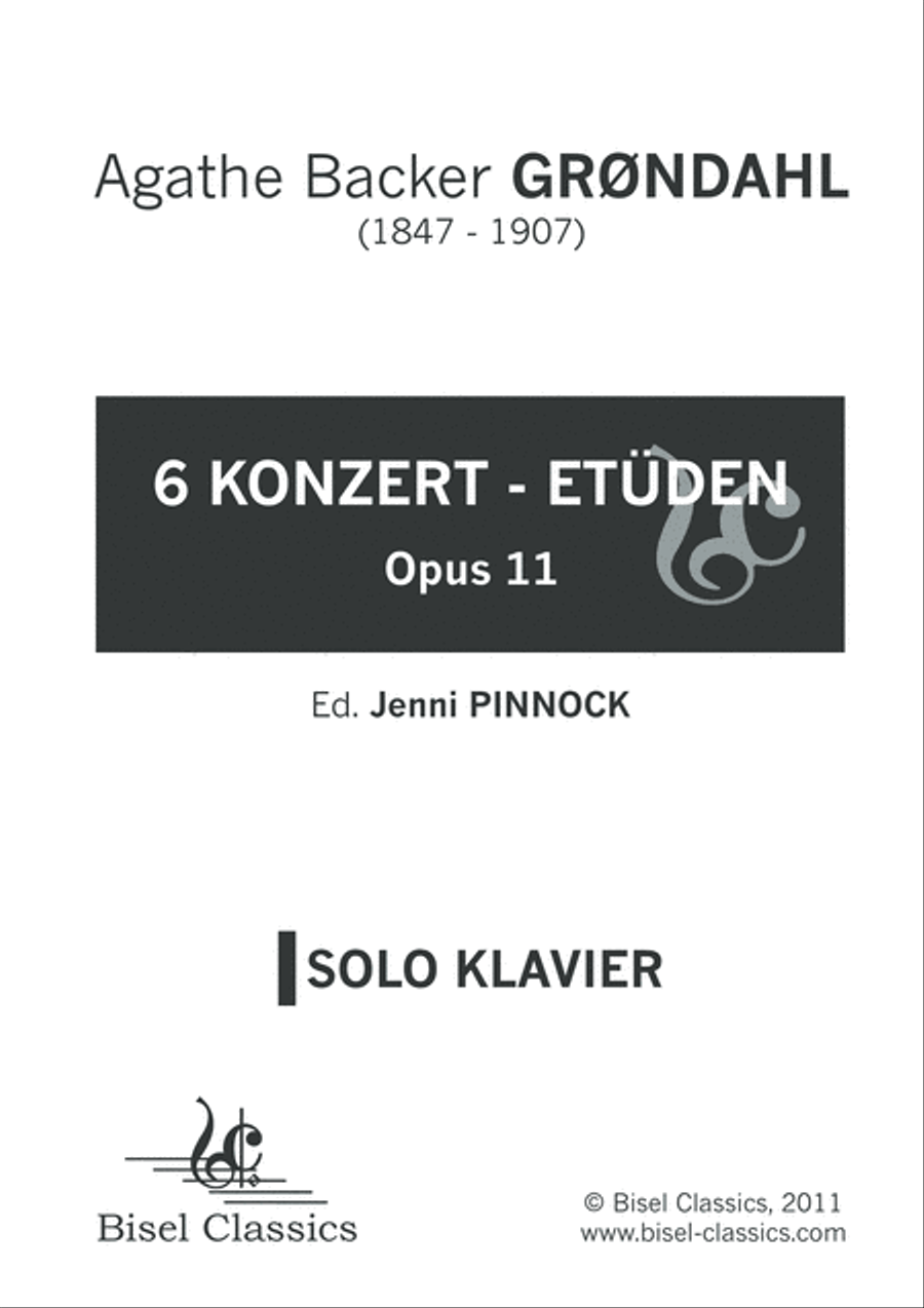 6 Konzert - Etuden, Opus 11