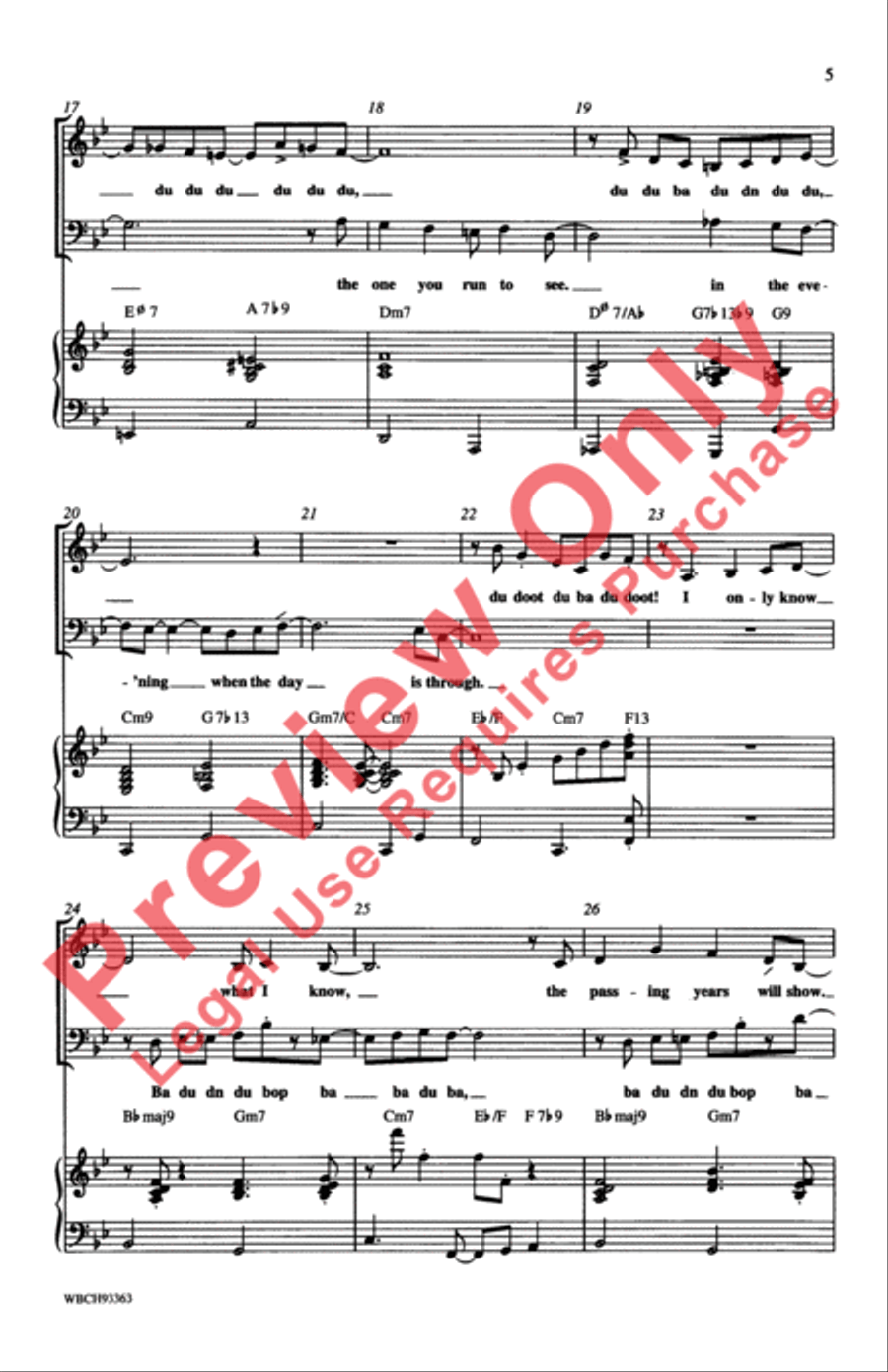 Time After Time 4-Part scores gallery preview page 4