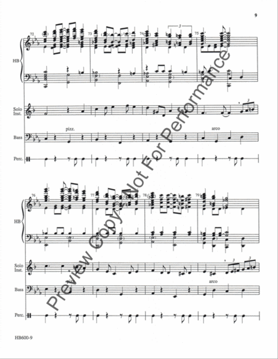 Greensleeves Rhapsody - full score Handbell Choir scores gallery preview page 8