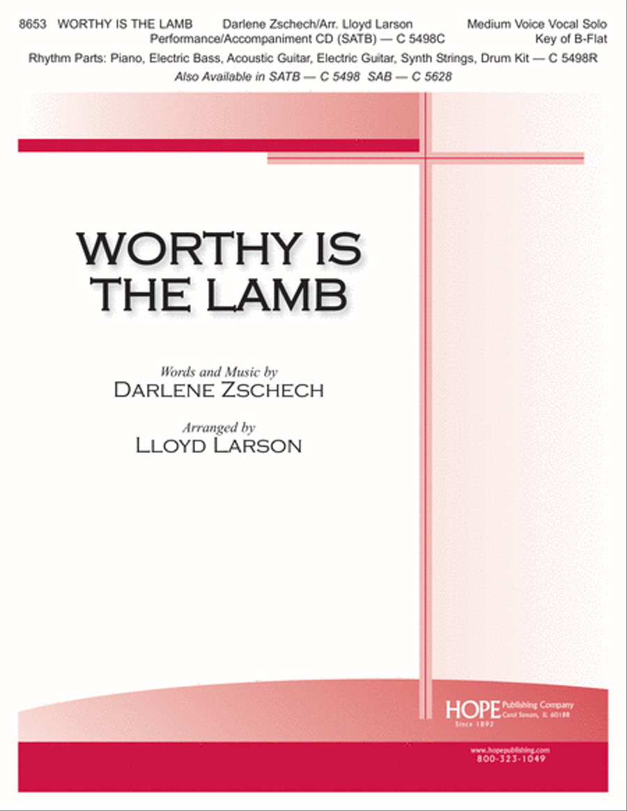 Worthy Is the Lamb Worthy Is the Lamb Choir scores gallery preview page 1