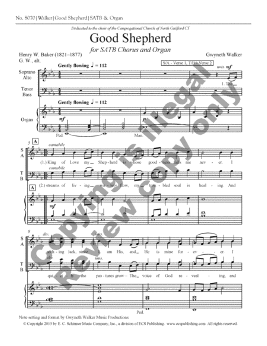 Good Shepherd Good Shepherd 4-Part scores gallery preview page 10