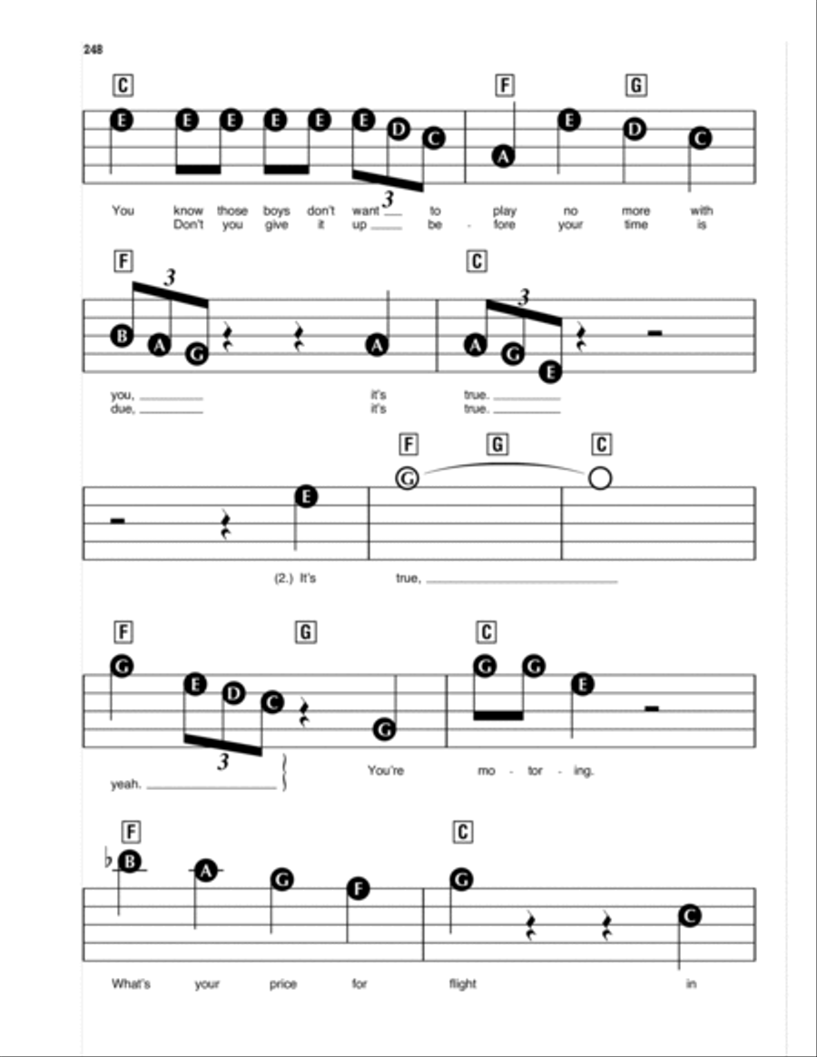 Sister Christian Electronic Keyboard scores gallery preview page 2
