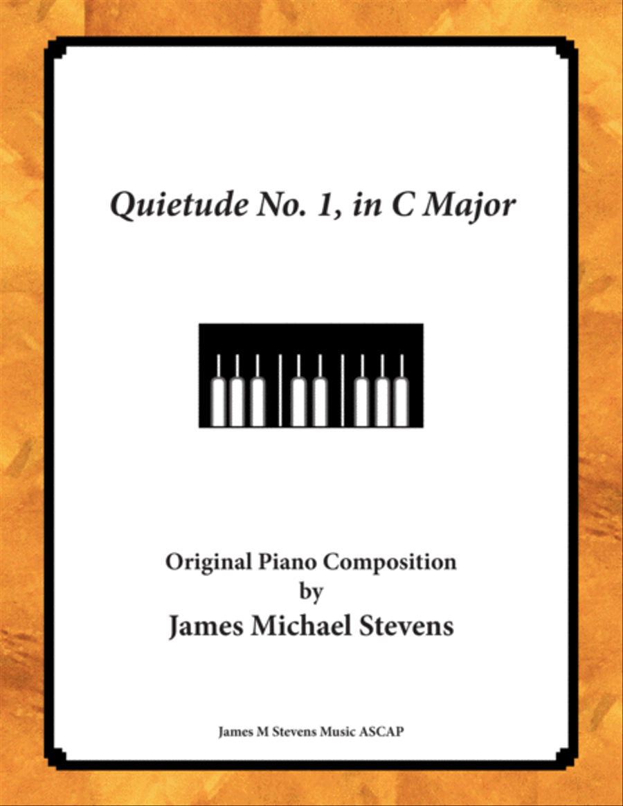 Quietude No. 1, in C Major Piano Method scores gallery preview page 1