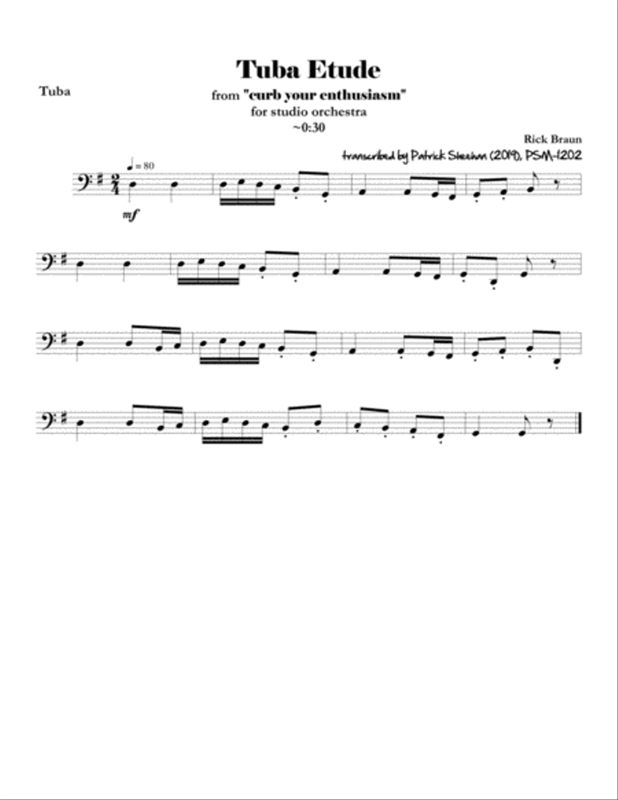 Bang Bang (my Baby Shot Me Down) Tuba scores gallery preview page 1
