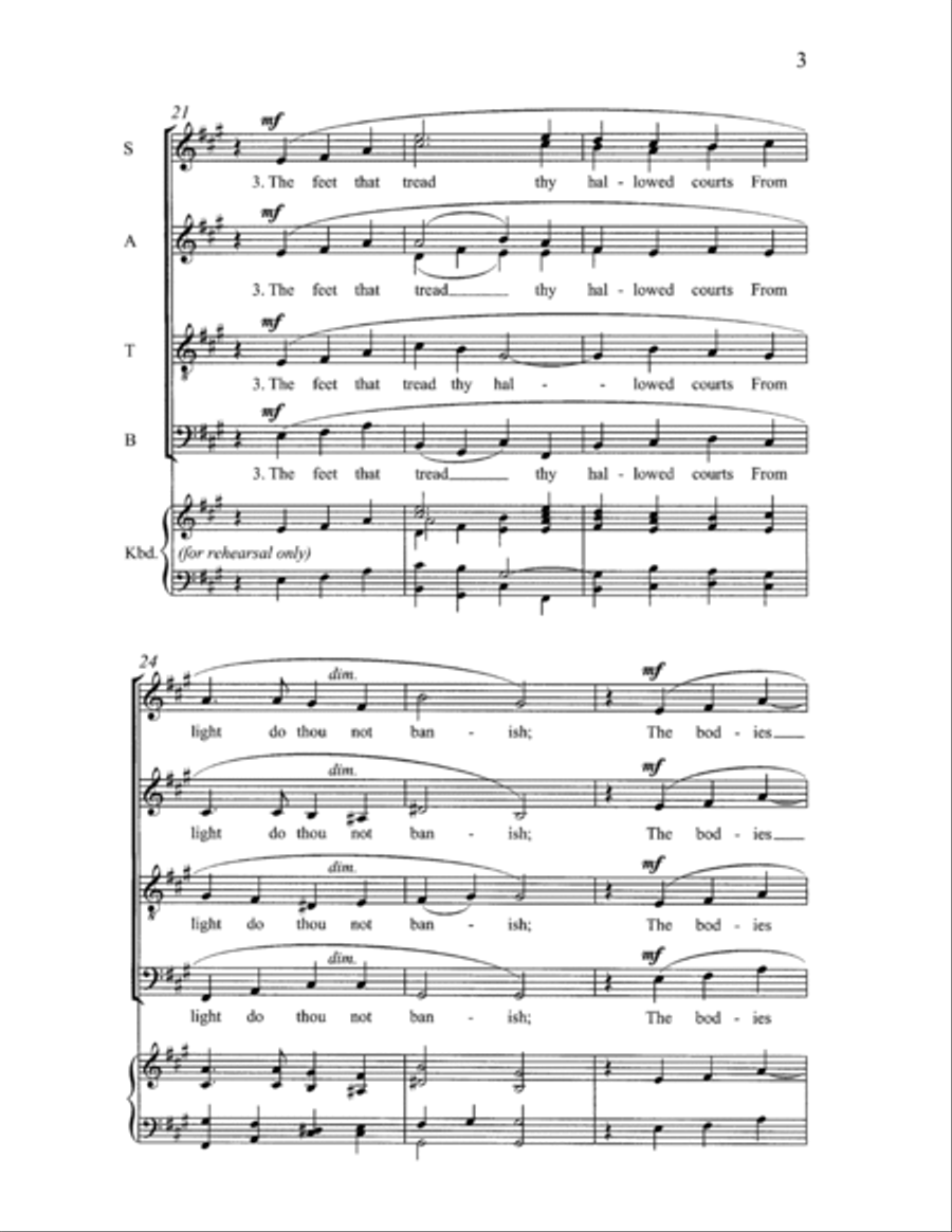 Strengthen for Service, Lord 4-Part scores gallery preview page 2