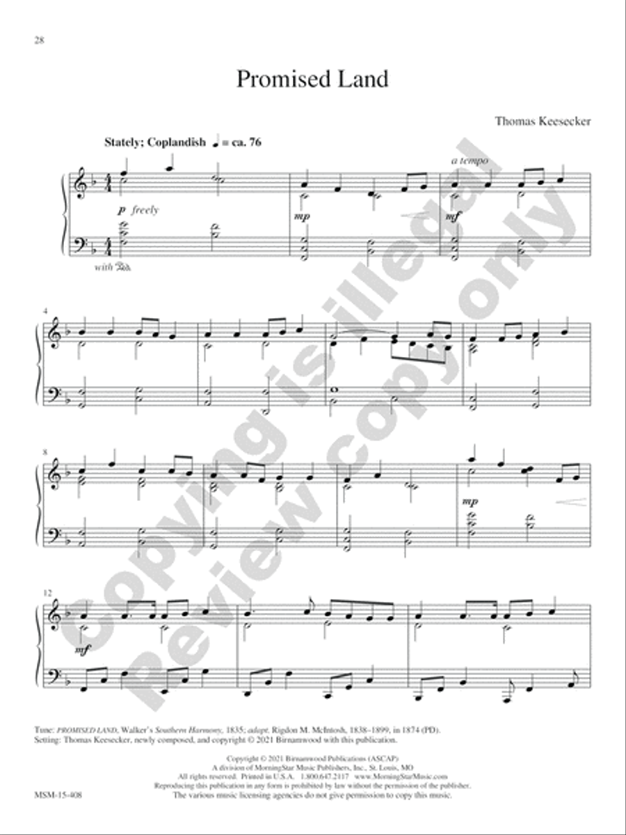 From Sea to Shining Sea From Sea to Shining Sea Piano Solo scores gallery preview page 10