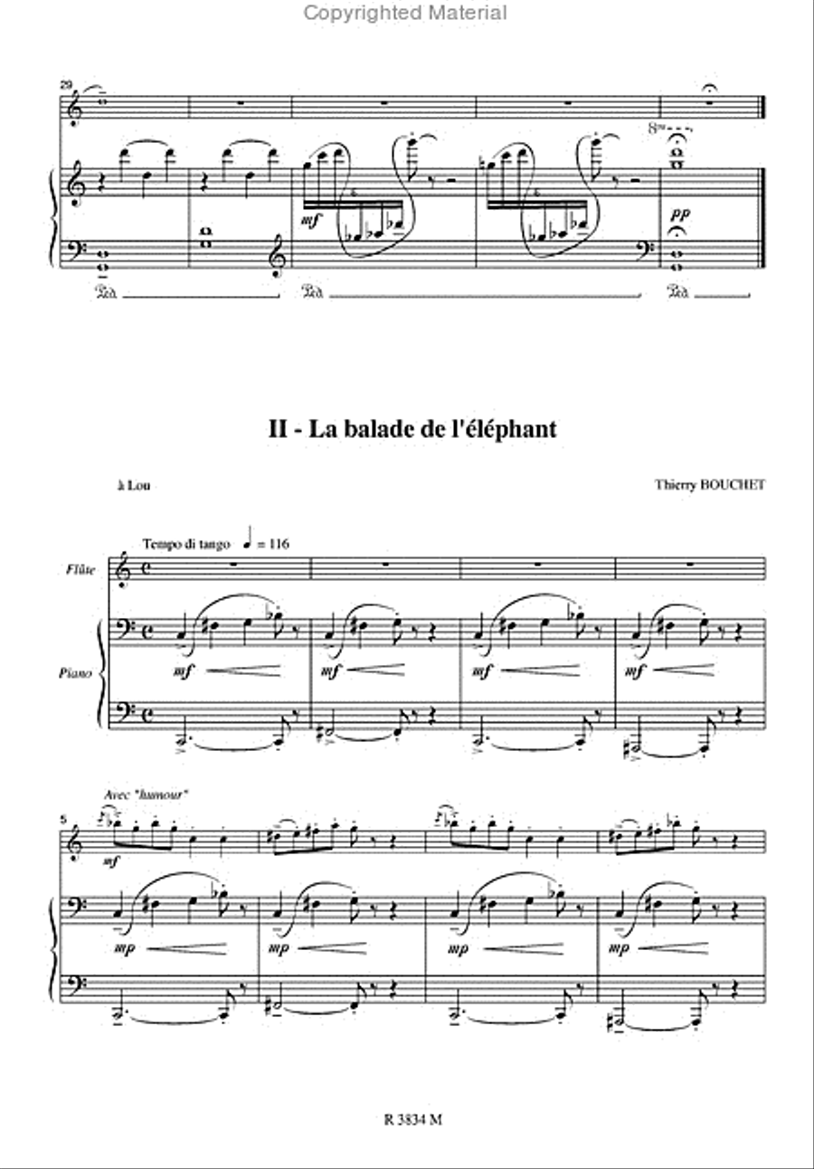 Le Petit Flûté au Cirque Vol.4 Piano scores gallery preview page 9
