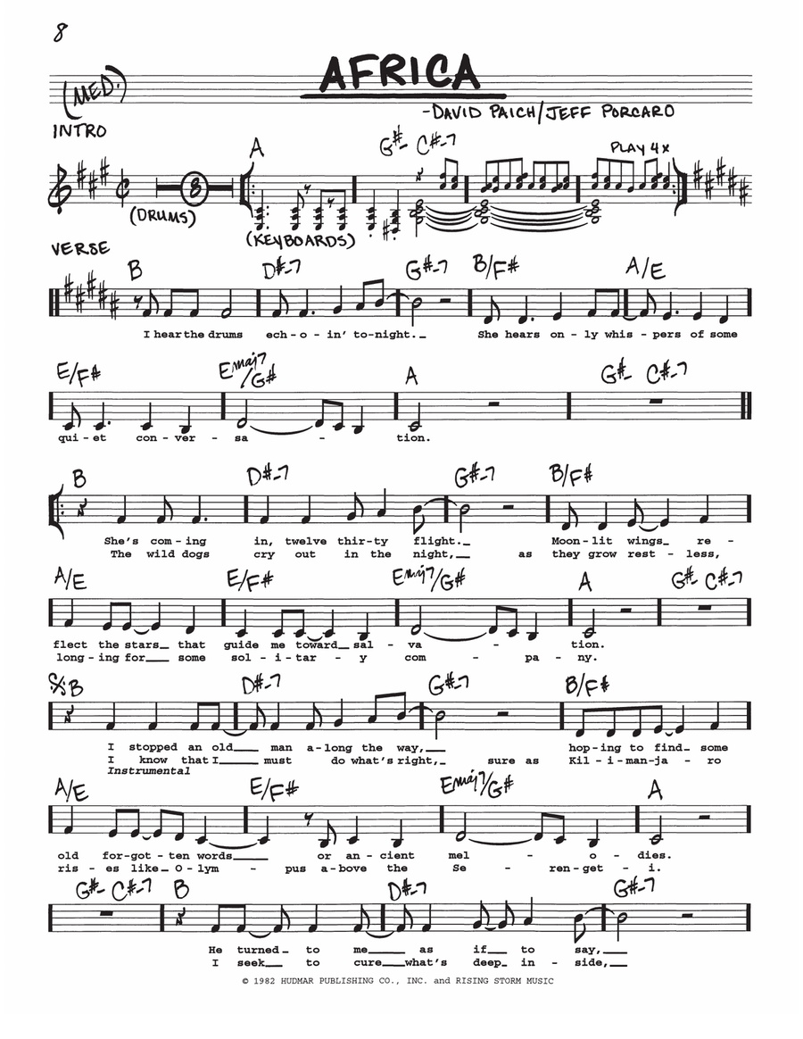 Africa Voice scores gallery preview page 1