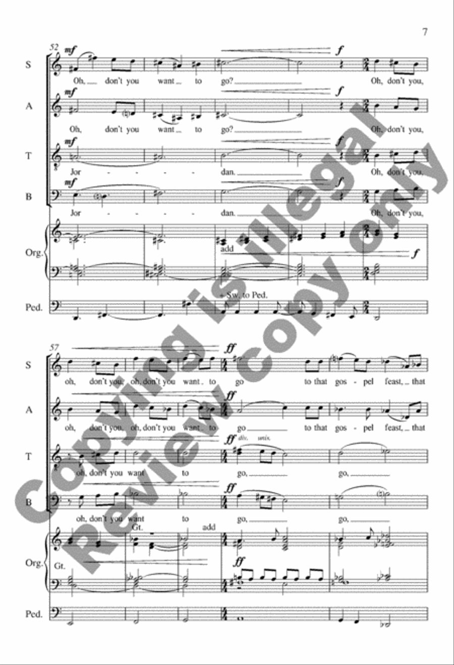 Deep River Deep River 4-Part scores gallery preview page 7