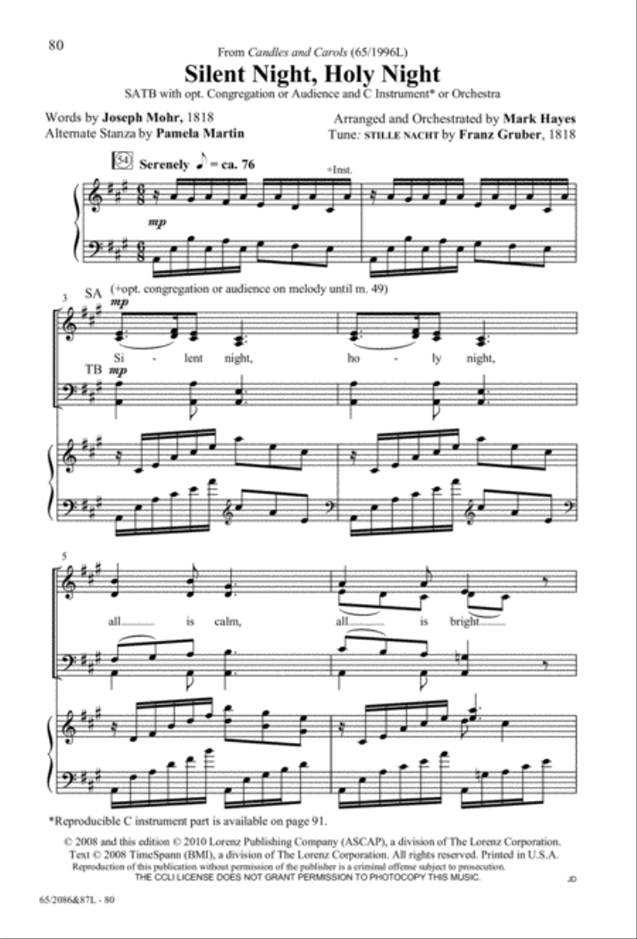 God With Us! - SATB with Performance CD 4-Part scores gallery preview page 19