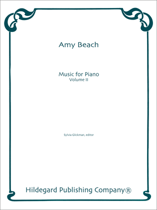 Book cover for Music for Piano Vol. II