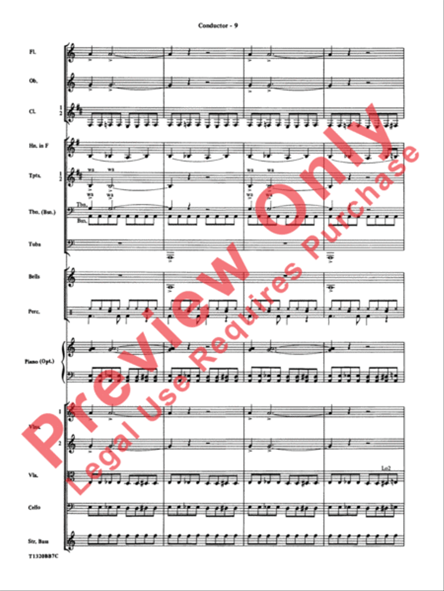 Batman Theme Full Orchestra scores gallery preview page 12