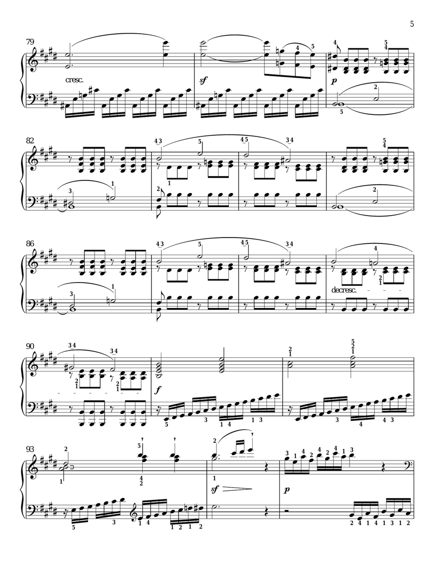 Piano Sonata No. 9, Op. 14, No. 1 Piano Solo scores gallery preview page 5