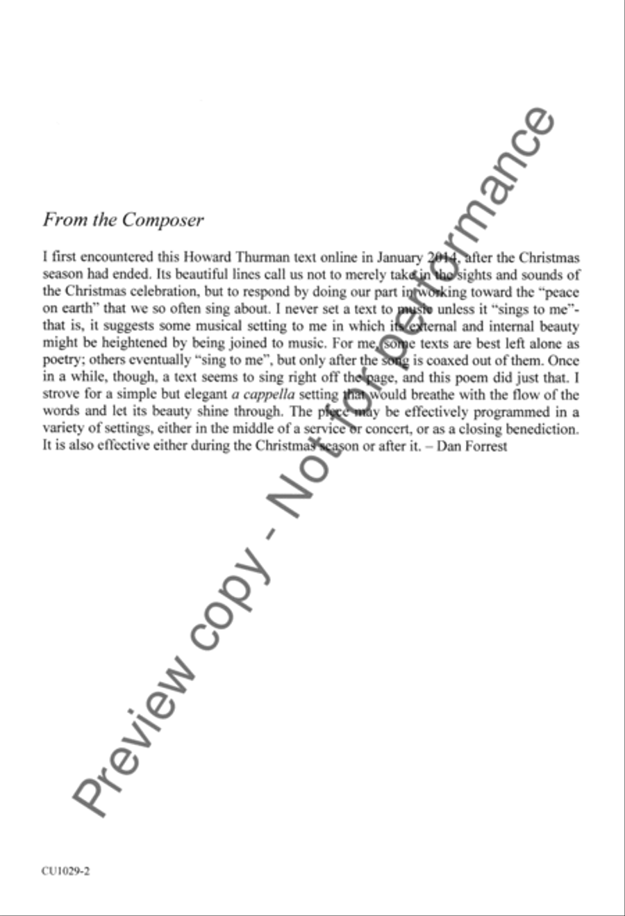 The Work of Christmas - SATB 4-Part scores gallery preview page 3