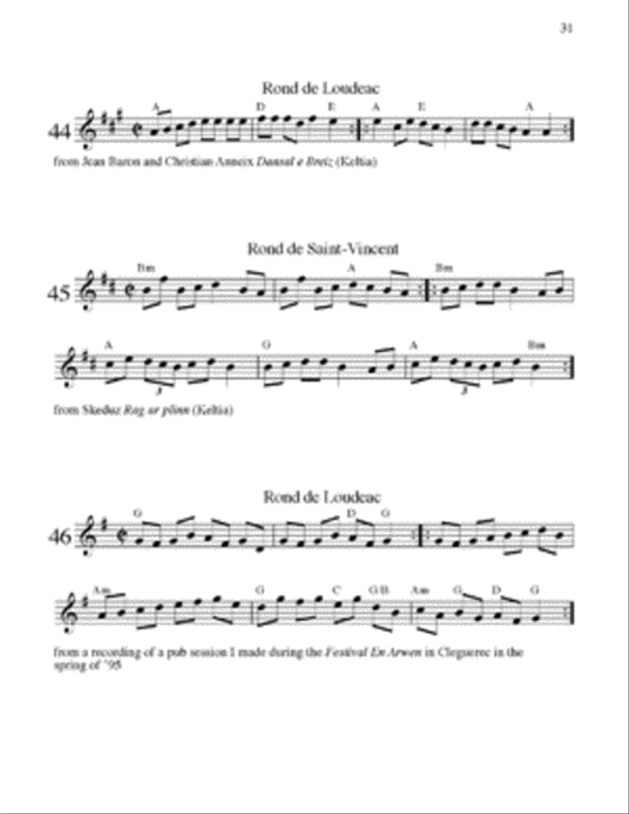 Traditional Breton Dance Tunes - Fest Breizh Violin scores gallery preview page 3