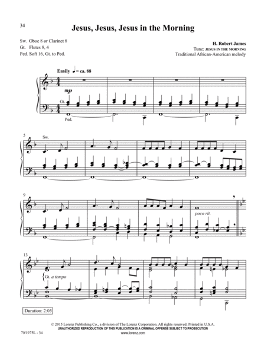 Easy Organ Library, Vol. 60 Organ Solo scores gallery preview page 14