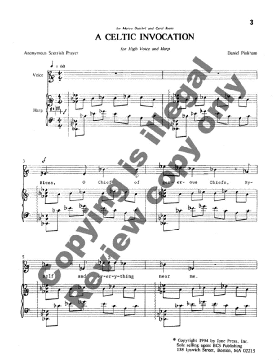 A Celtic Invocation A Celtic Invocation Harp scores gallery preview page 6