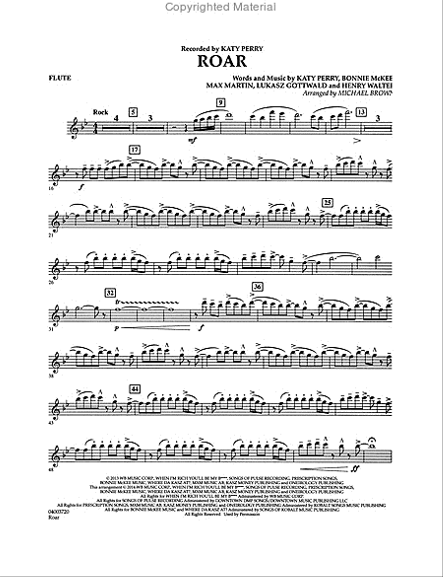 Roar Concert Band scores gallery preview page 5