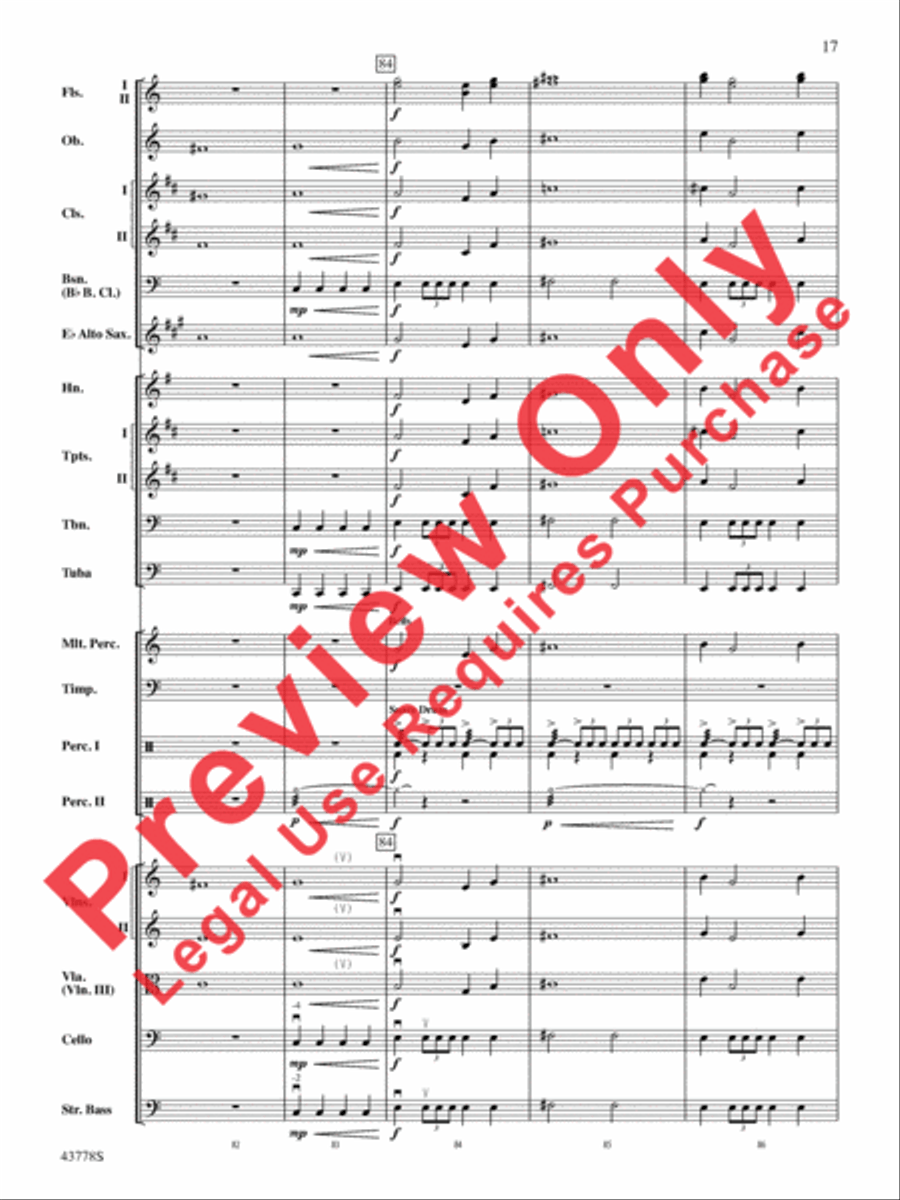 Godzilla Full Orchestra scores gallery preview page 37