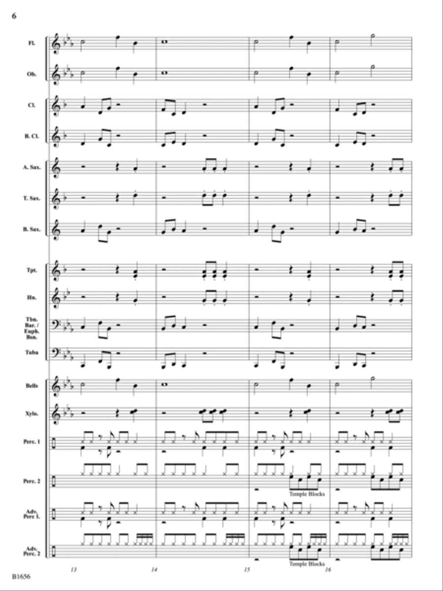 Teleportation: Score Concert Band scores gallery preview page 6