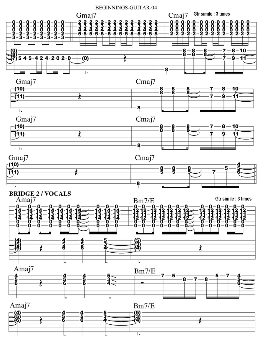Beginnings Acoustic Guitar scores gallery preview page 4
