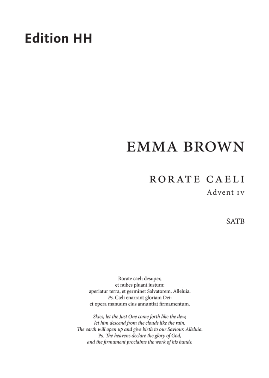 Rorate caeli 4-Part scores gallery preview page 1