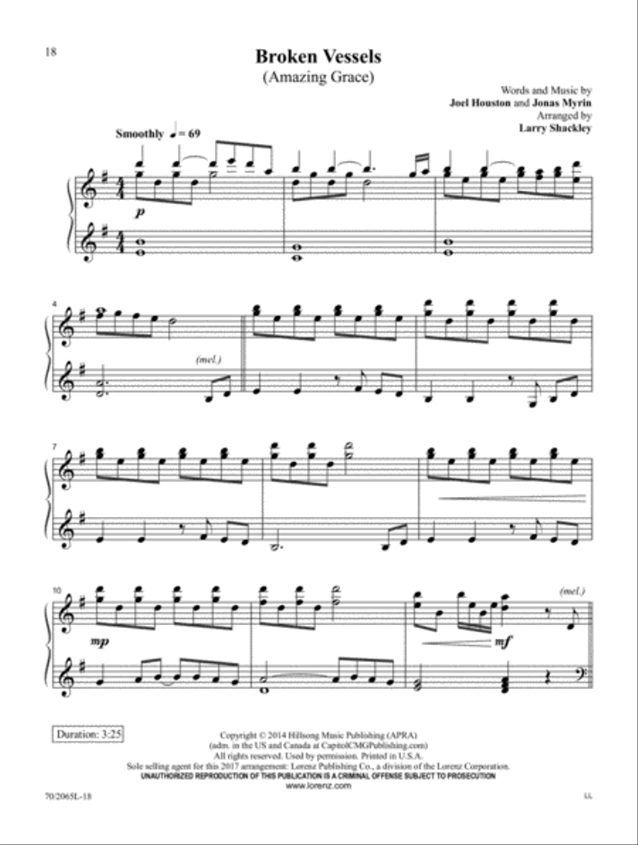Lord of All Creation Piano Solo scores gallery preview page 8