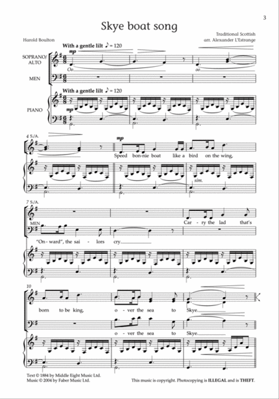 Auld Lang Syne 3-Part scores gallery preview page 2