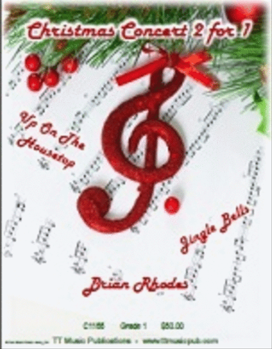 Christmas Concert 2 for 1 Concert Band scores gallery preview page 1