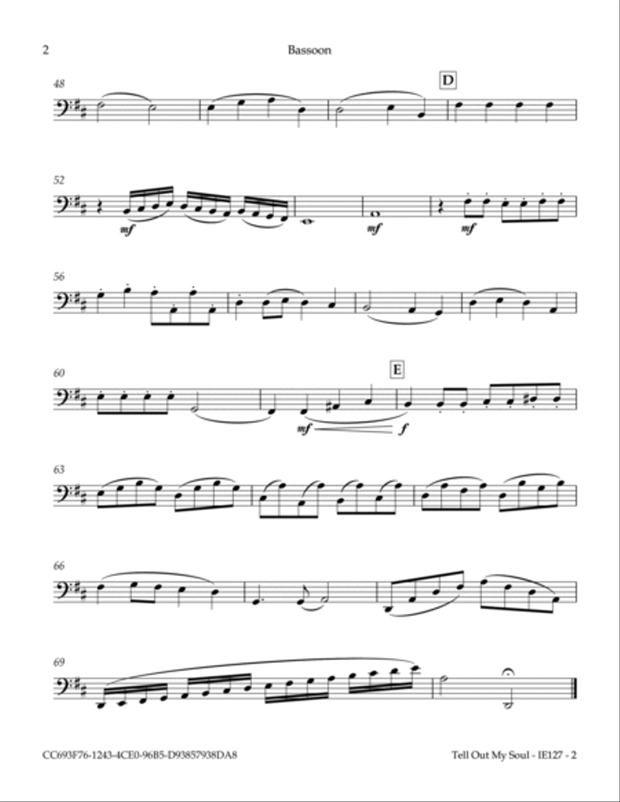 Tell Out, My Soul Tell Out, My Soul Full Orchestra scores gallery preview page 4