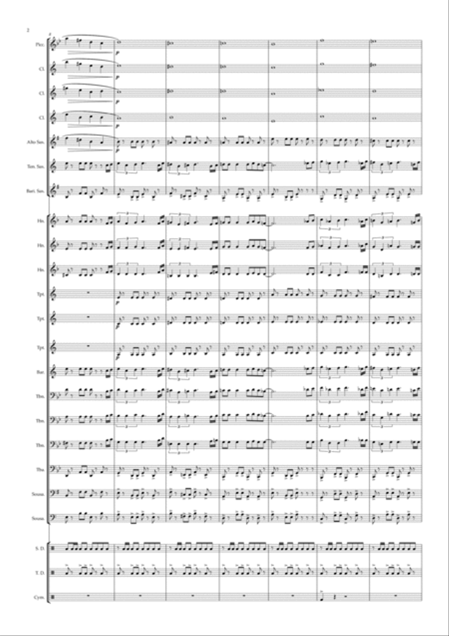 Arabian Nights Marching Band scores gallery preview page 2